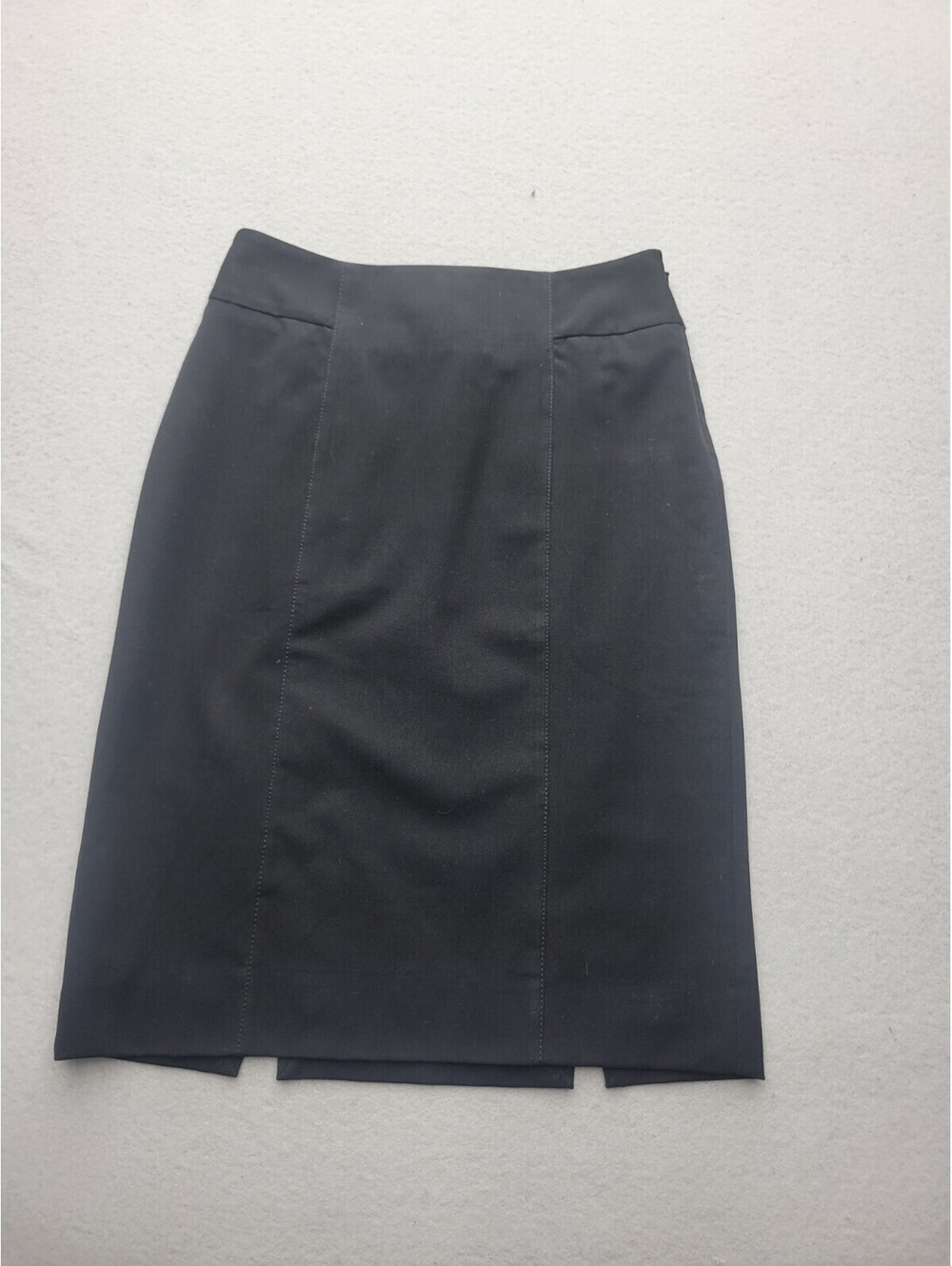 White House Black Market Women's Skirt Size 2 Black Mini Knit